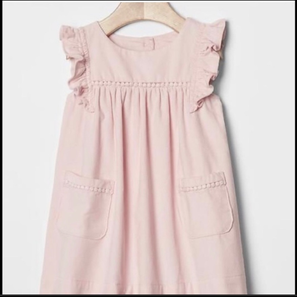 Gap pink corduroy dress 6-12 months